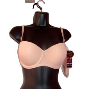 Youmita 34C Nude PushUp Bra w/Multiway Straps NWT